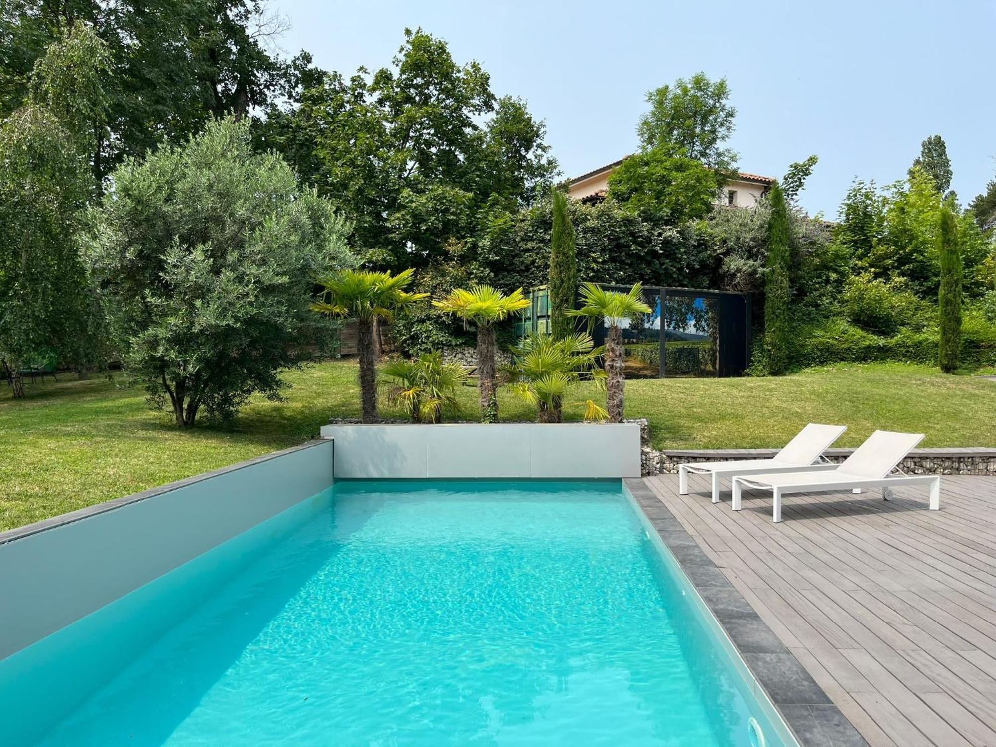 Villa Piscine A Proximite De Lyon Chaponost Exterior foto